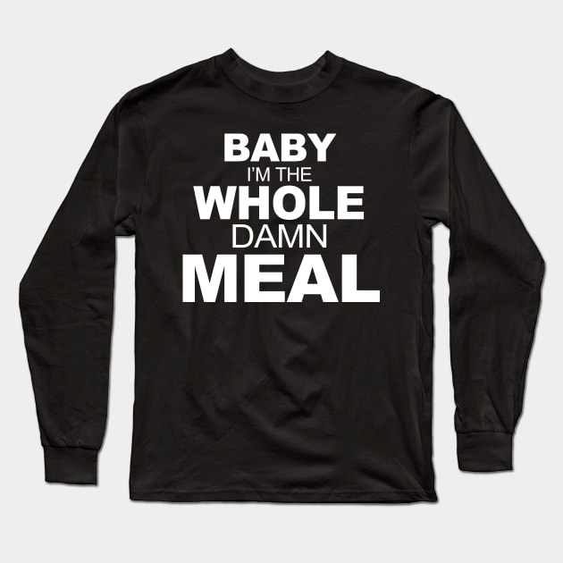 Mom Meal (dark) Long Sleeve T-Shirt by TheGreatDawn